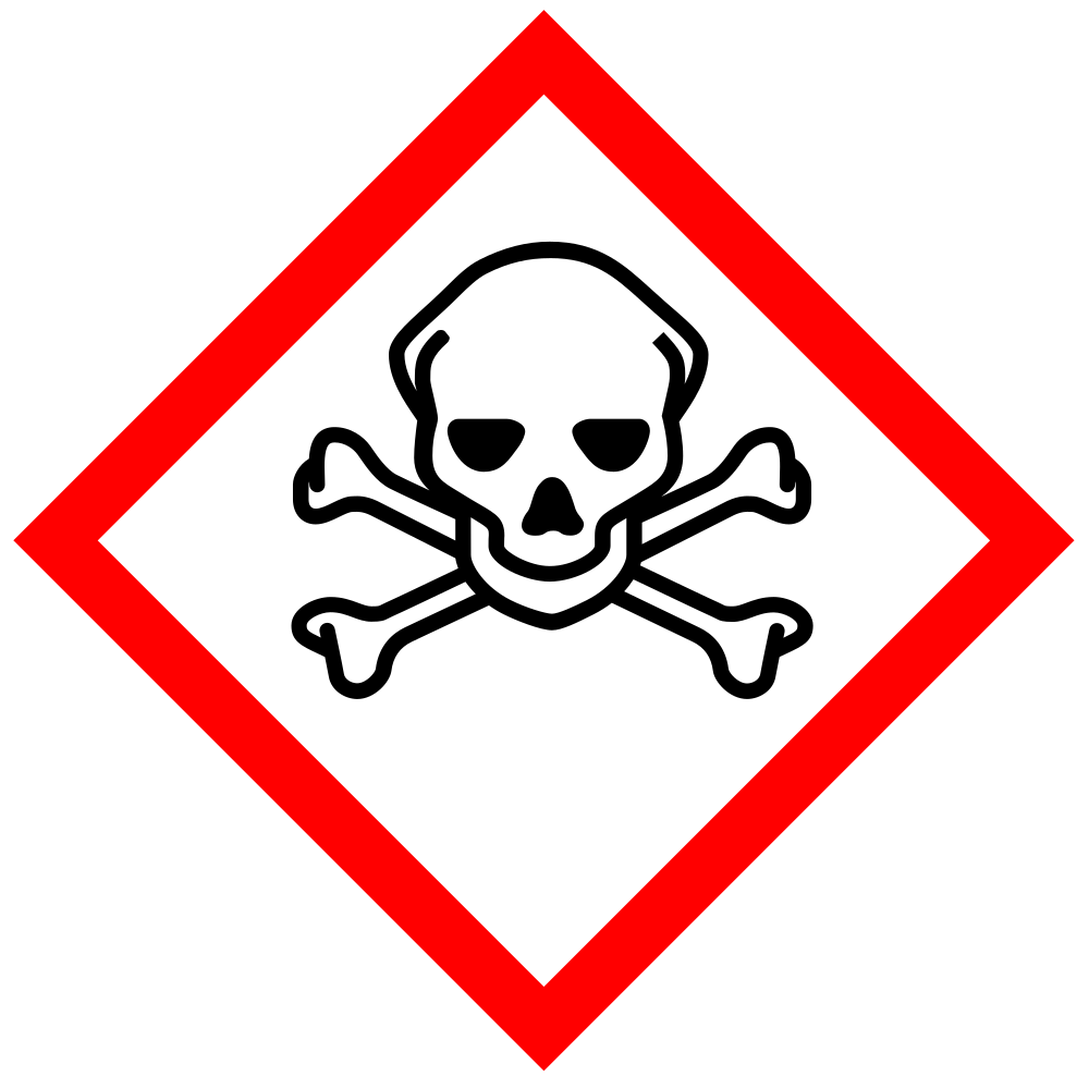 OnlineLabels Clip Art GHS Pictogram For Toxic Substances